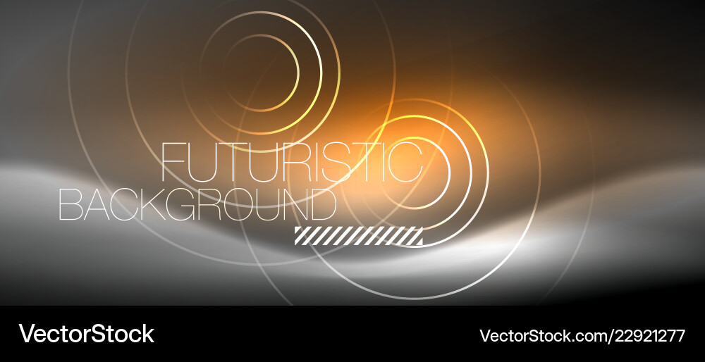 Neon circles abstract background shiny lines Neon circles abstract background shiny lines Vector Image