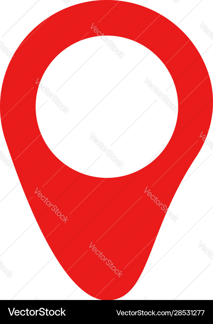 Rote Karte Stift-Symbol im flachen Stil Zeiger Symbol Rote Karte Stift-Symbol im flachen Stil Zeiger Symbol vektorbild