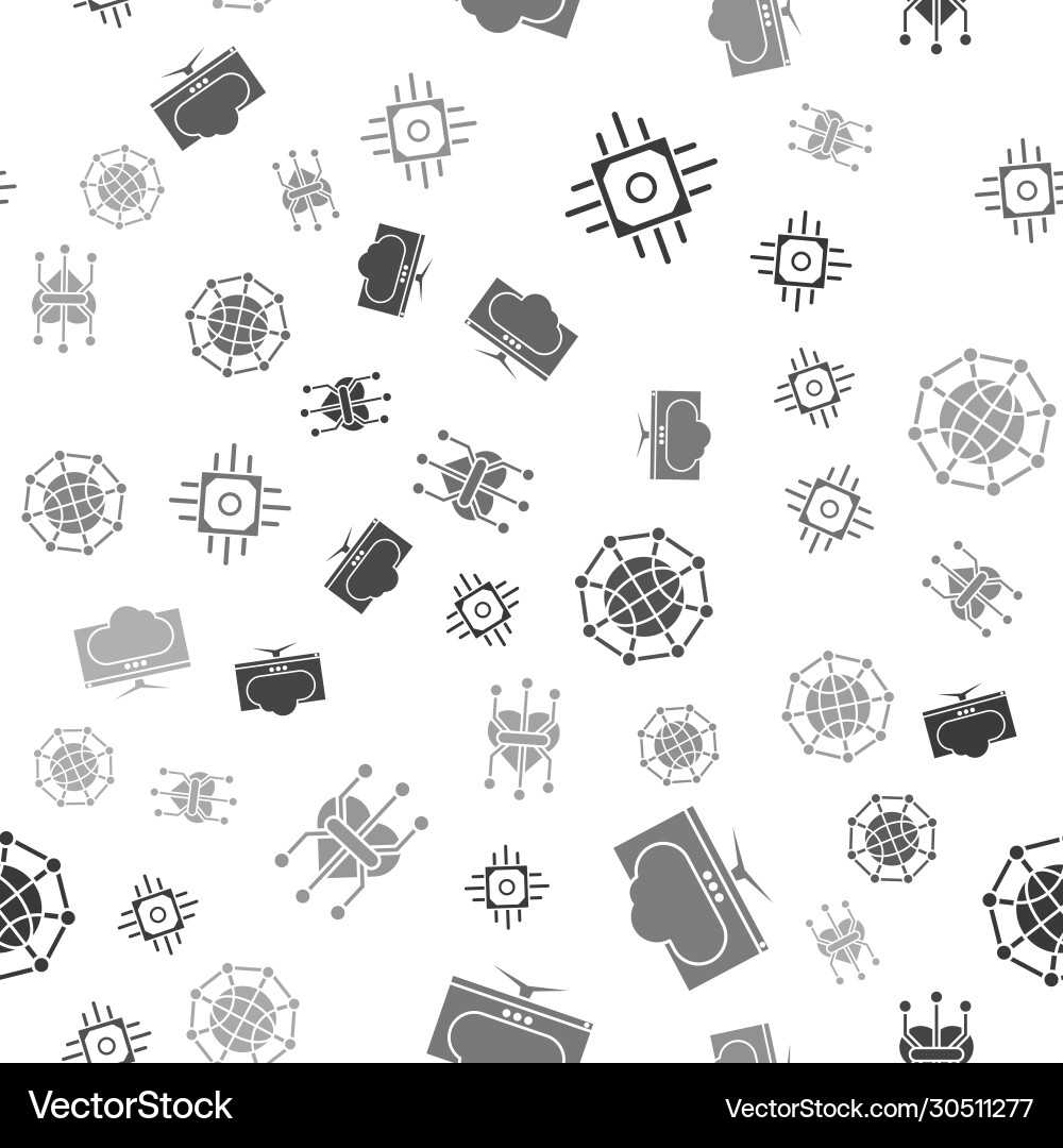 Set processor computer monitor screen global Set processor computer monitor screen global vector image