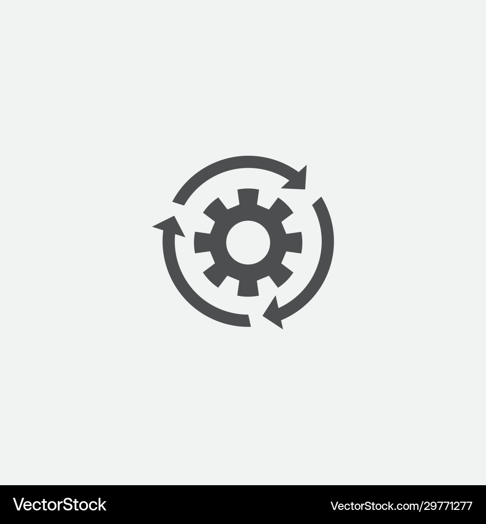 Settings reload icon Vector Image