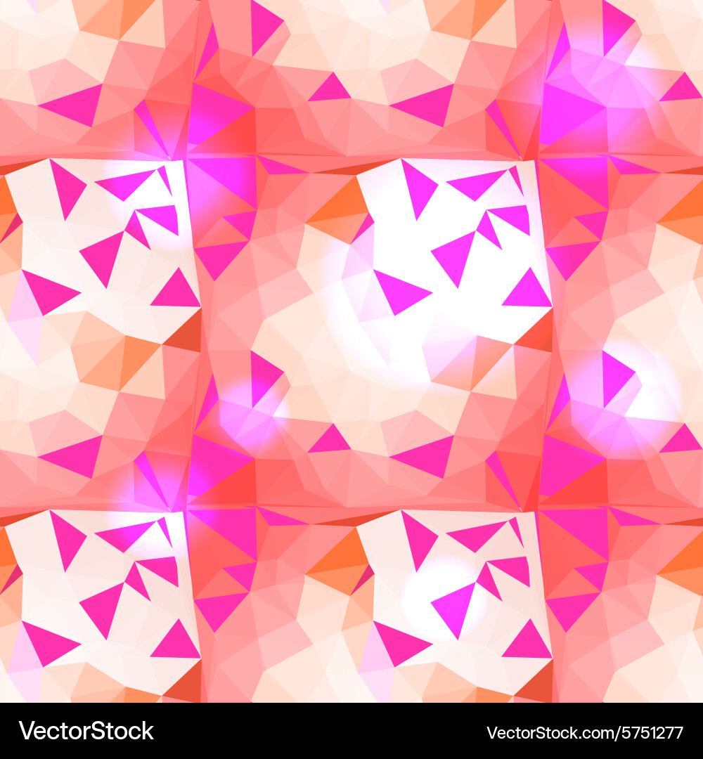 Triangle seamless pattern vector image
