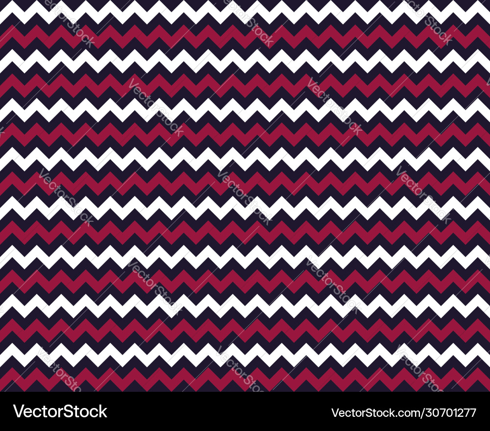 Zigzag pattern seamless zig zag background color Vector Image