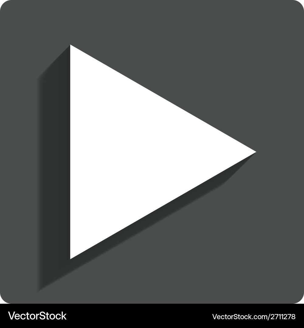 Arrow sign icon next button navigation symbol vector image