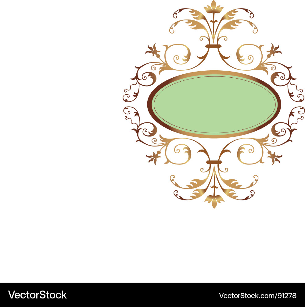 Decorative frame Royalty Free Vector Image - VectorStock