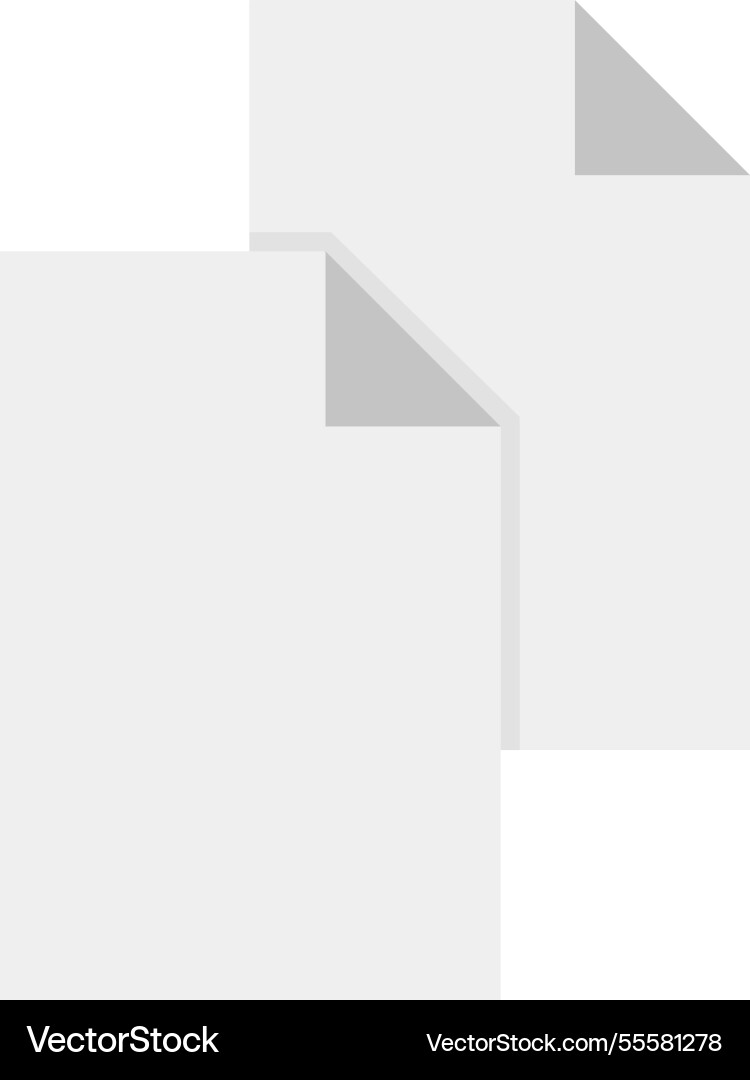 Files flat web icon concept Files flat web icon concept vector image