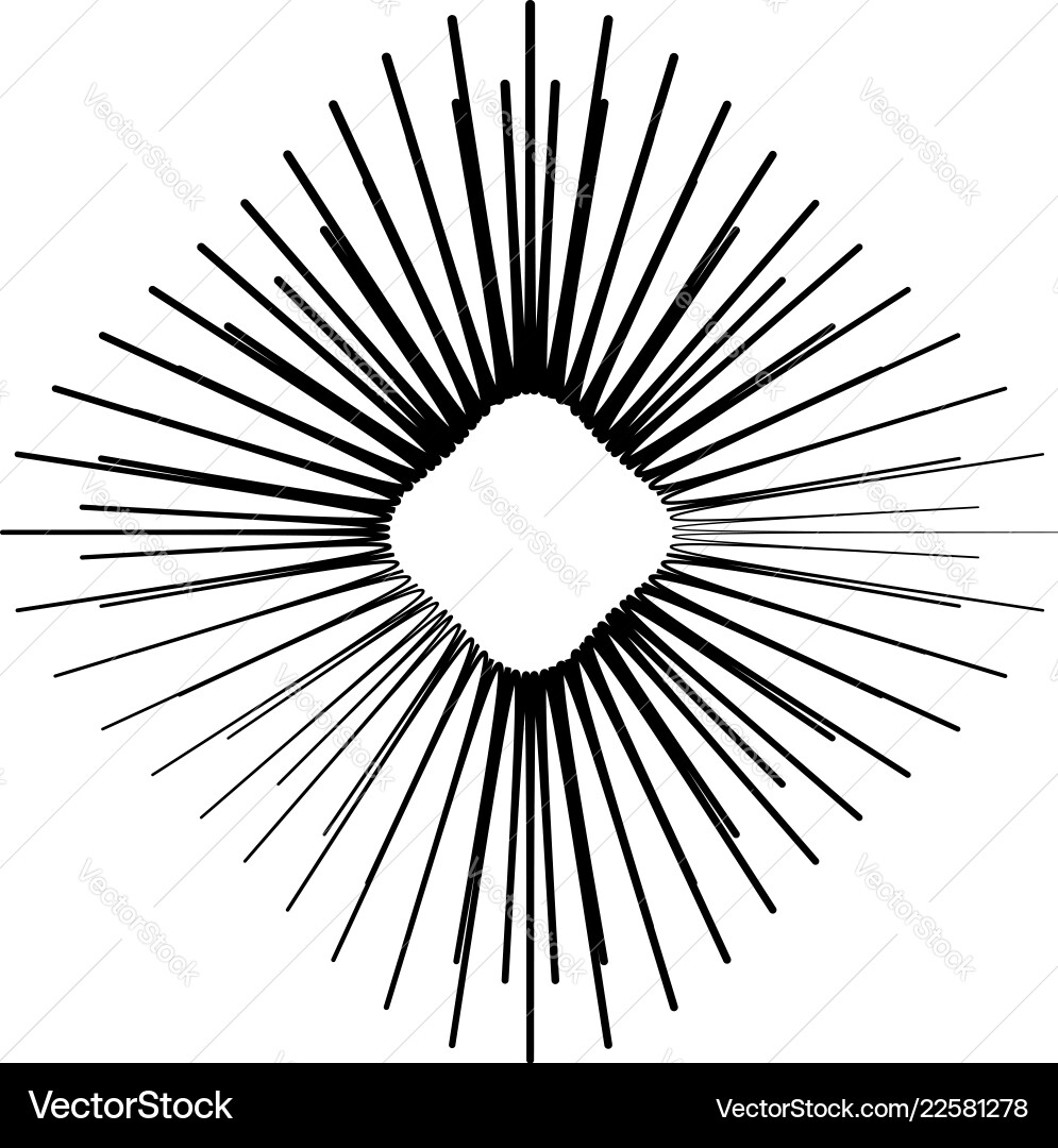 Geometric radial element abstract concentric Geometric radial element abstract concentric Vector Image
