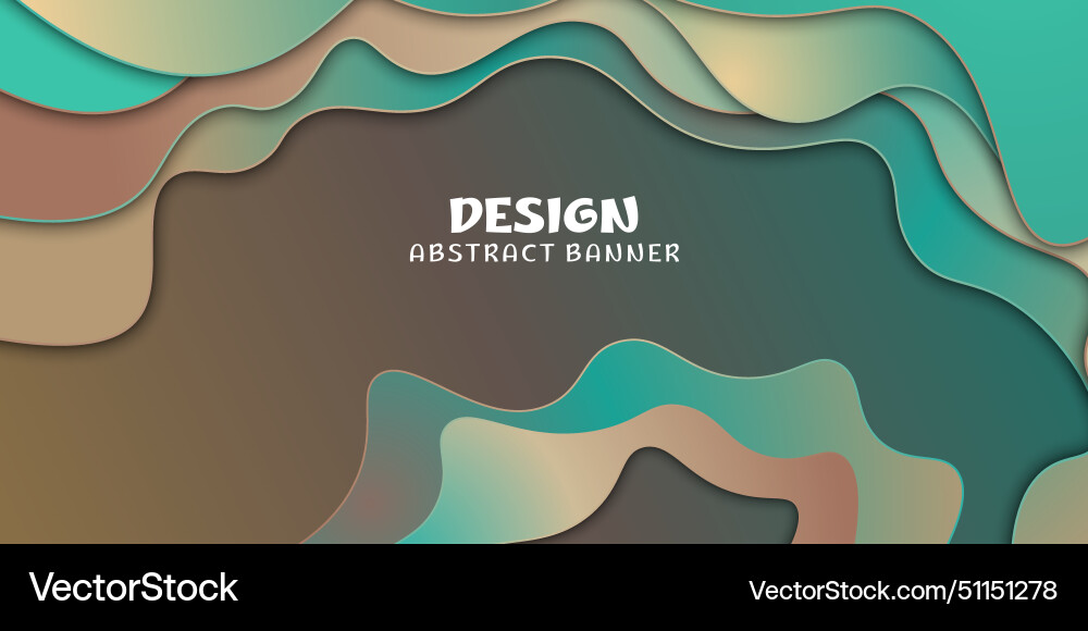 Gradient in papercut style background Gradient in papercut style background vector image