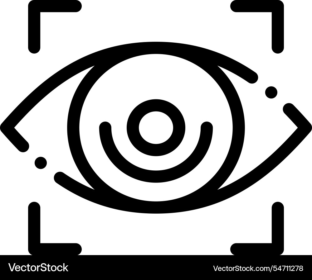 Loop icon thin linear style design isolated Loop icon thin linear style design isolated vector image