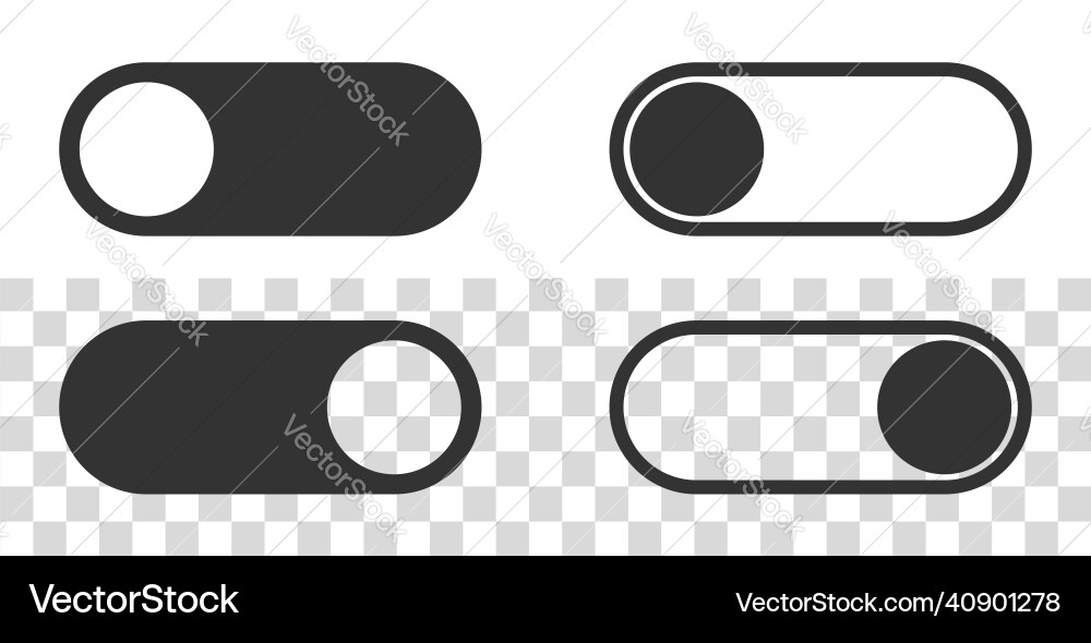 Schalten Sie Icon Winkel Taste ui Schieberegler für Web Schalten Sie Icon Winkel Taste ui Schieberegler für Web vektorbild