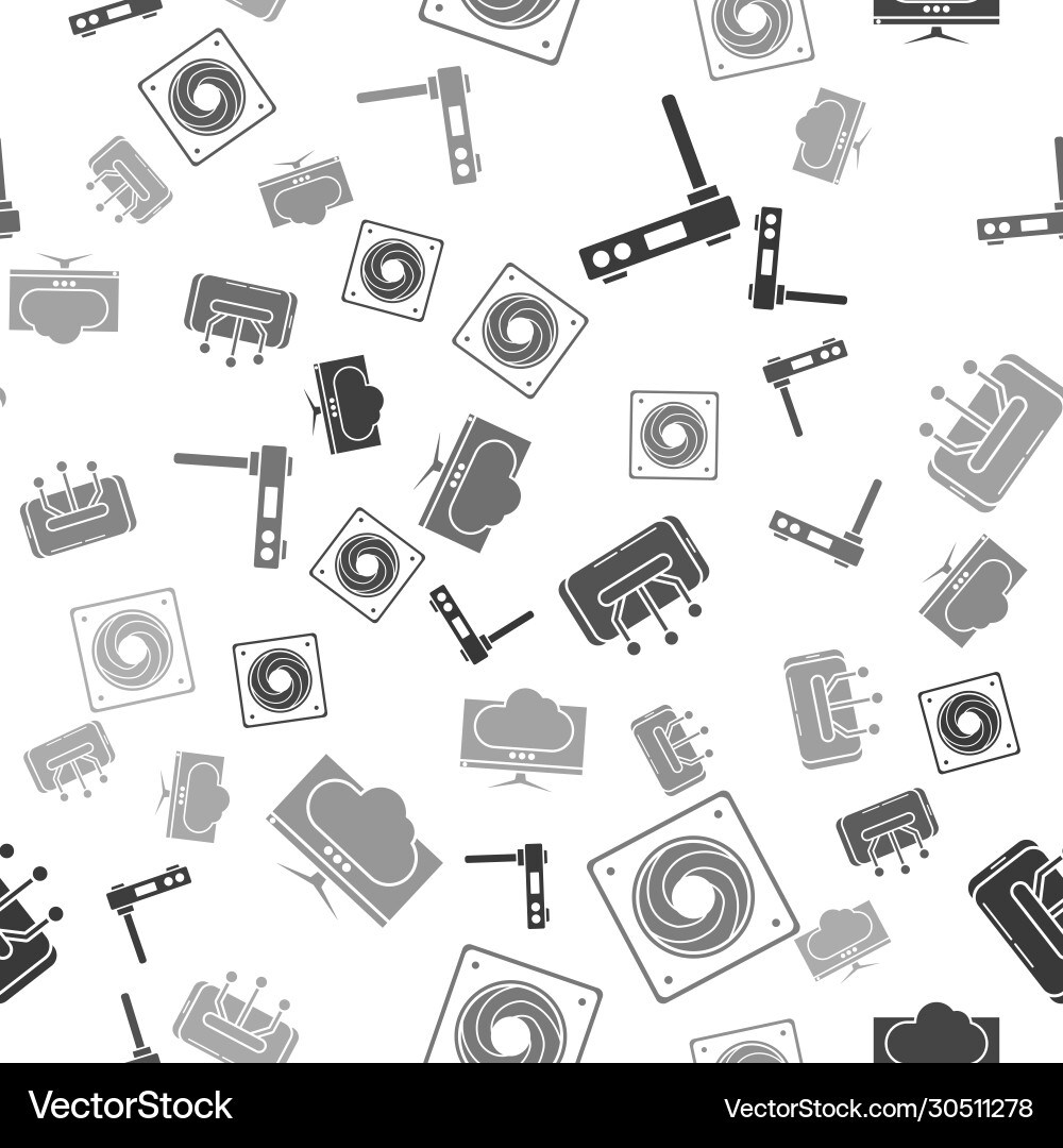 Set router and wi-fi signal computer cooler Set router and wi-fi signal computer cooler vector image