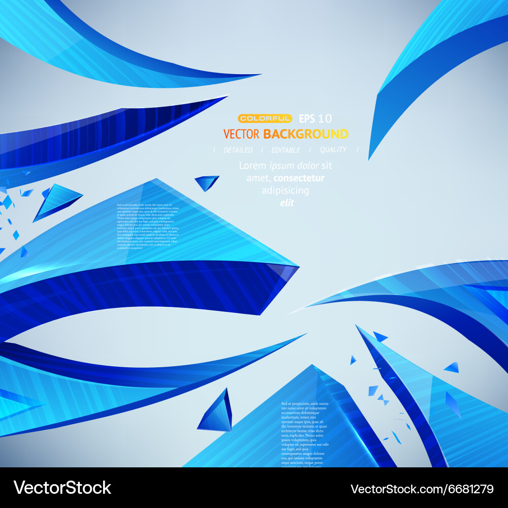 Abstract background design vector image