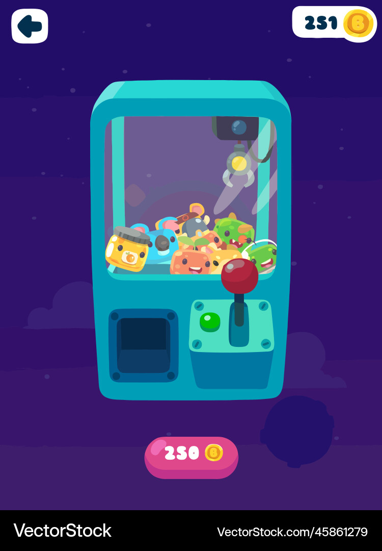 Complete set of level button game ui pop-up icon vector image