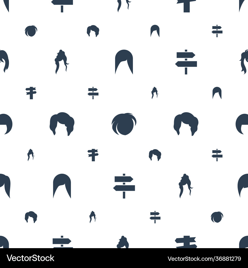 Different icons pattern seamless white background Vector Image