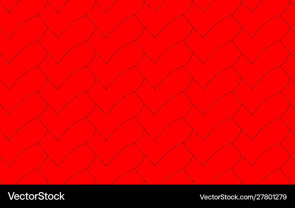 Scales in form red beautiful overlapping Vector Image