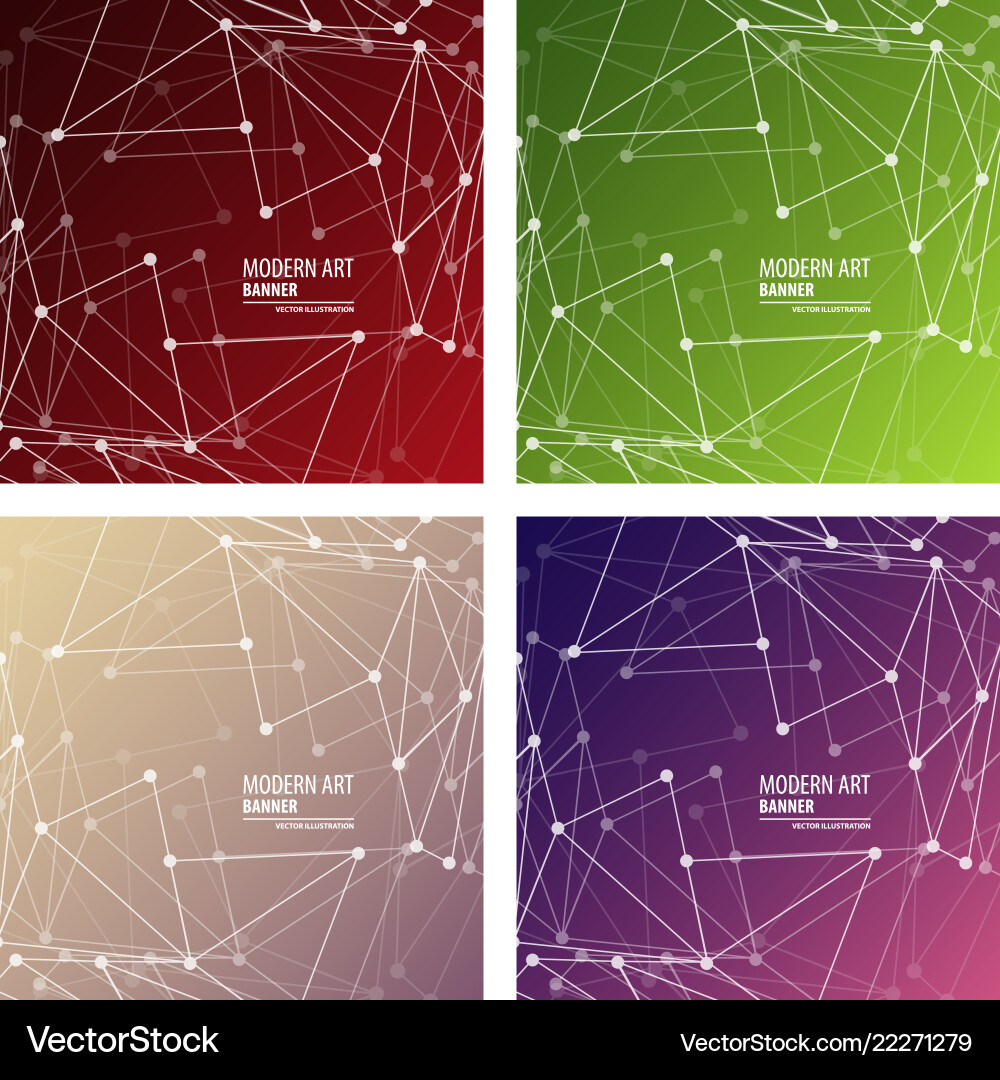 Set of minimal geometric background dynamic Set of minimal geometric background dynamic Vector Image