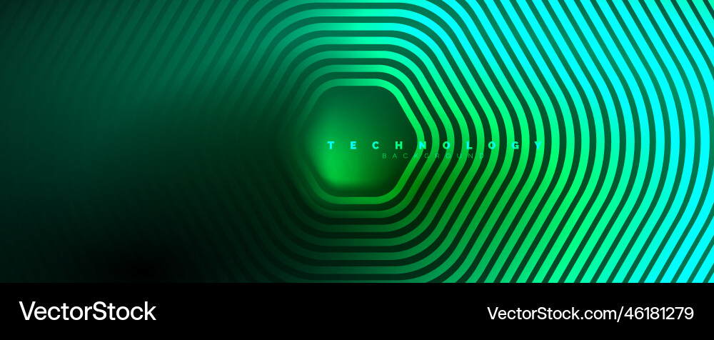 Techno shiny hexagons abstract background Techno shiny hexagons abstract background Vector Image