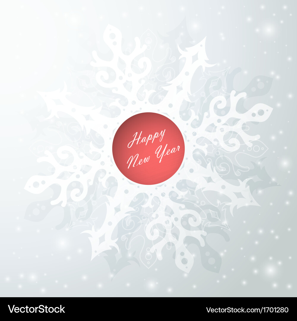 Abstract background with snowflake Vector Image