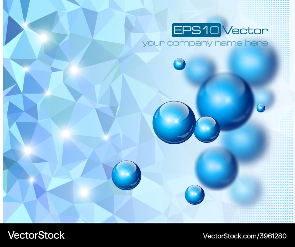 Abstract depth of field technology composition vector image