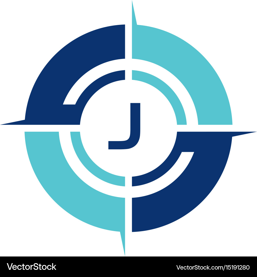 Compass Navigation Symbol Vector Image