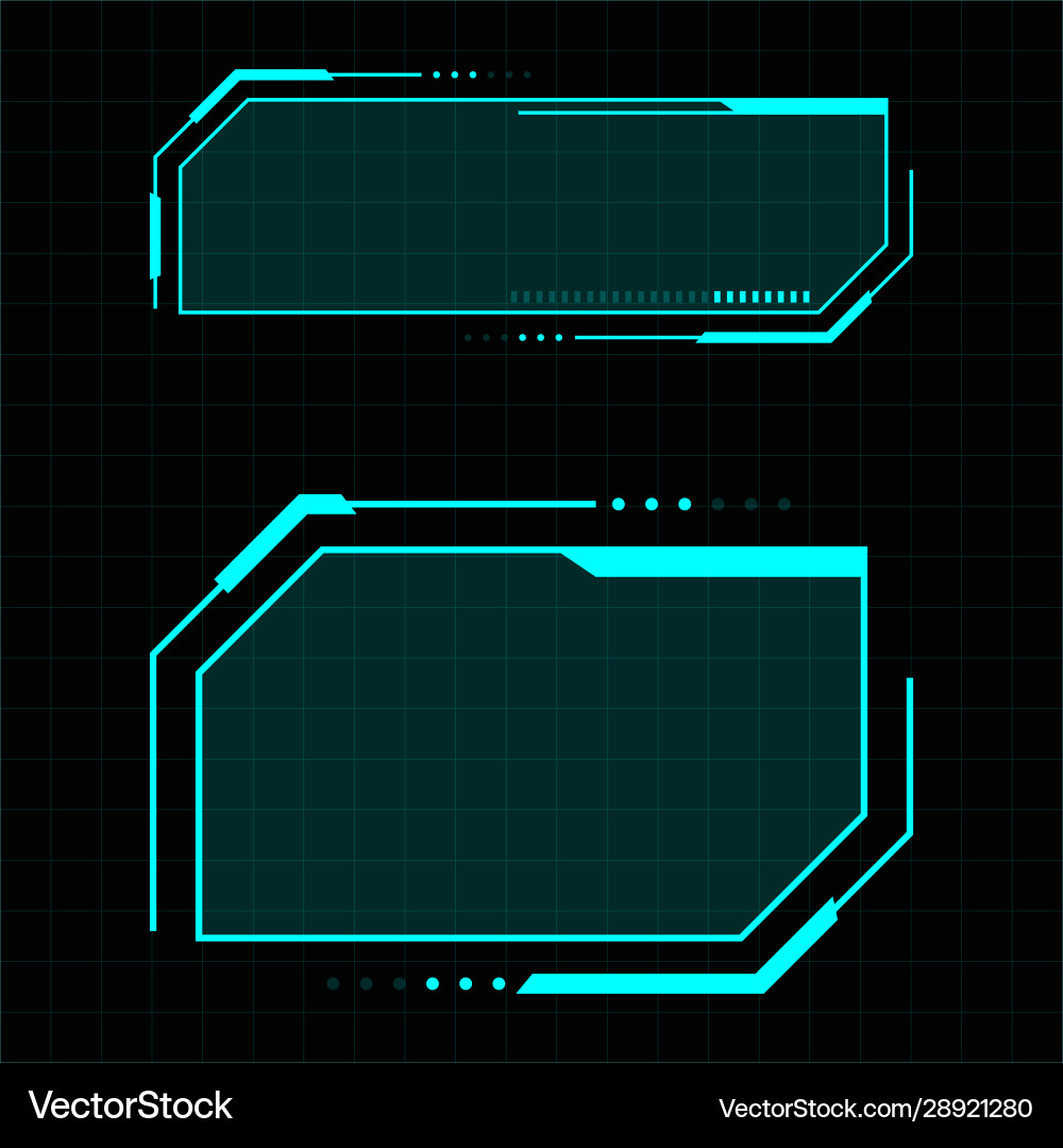 Futuristic user interface Futuristic user interface vector image