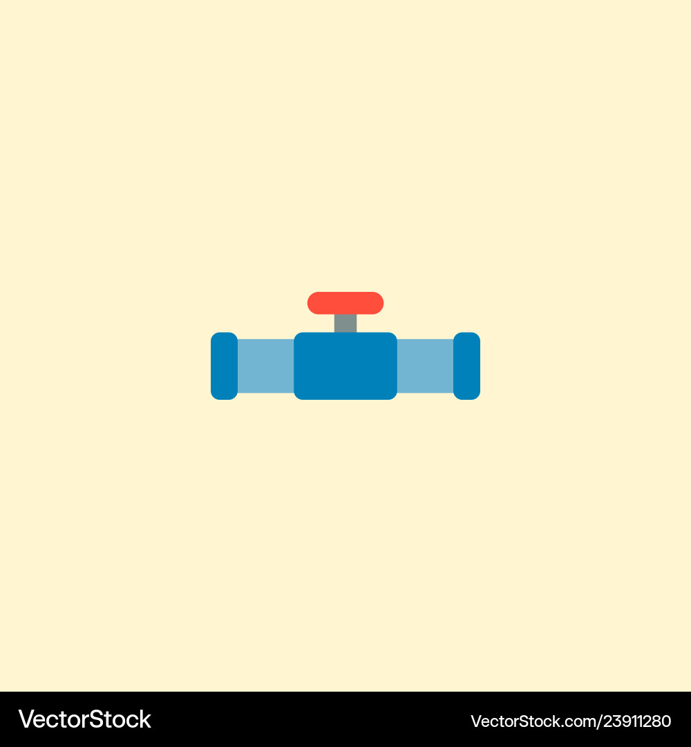 Pipeline icon flat element Pipeline icon flat element vector image