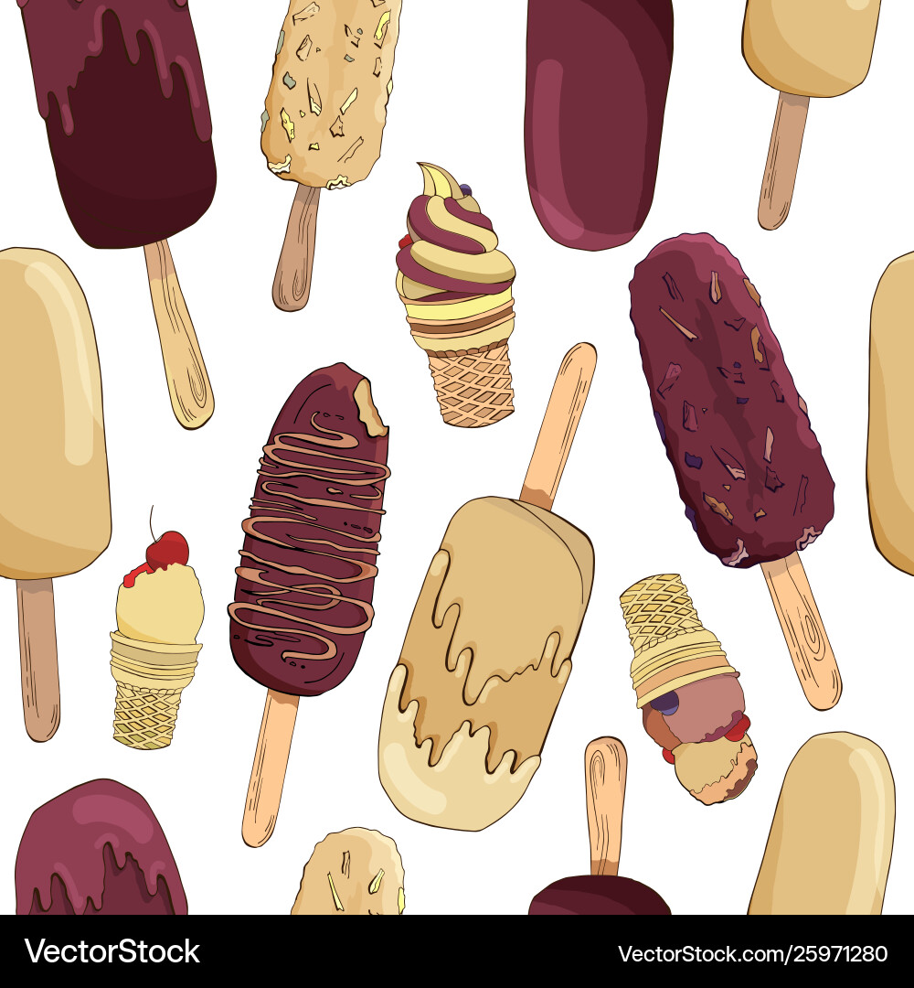Seamless pattern endless textures Vector Image