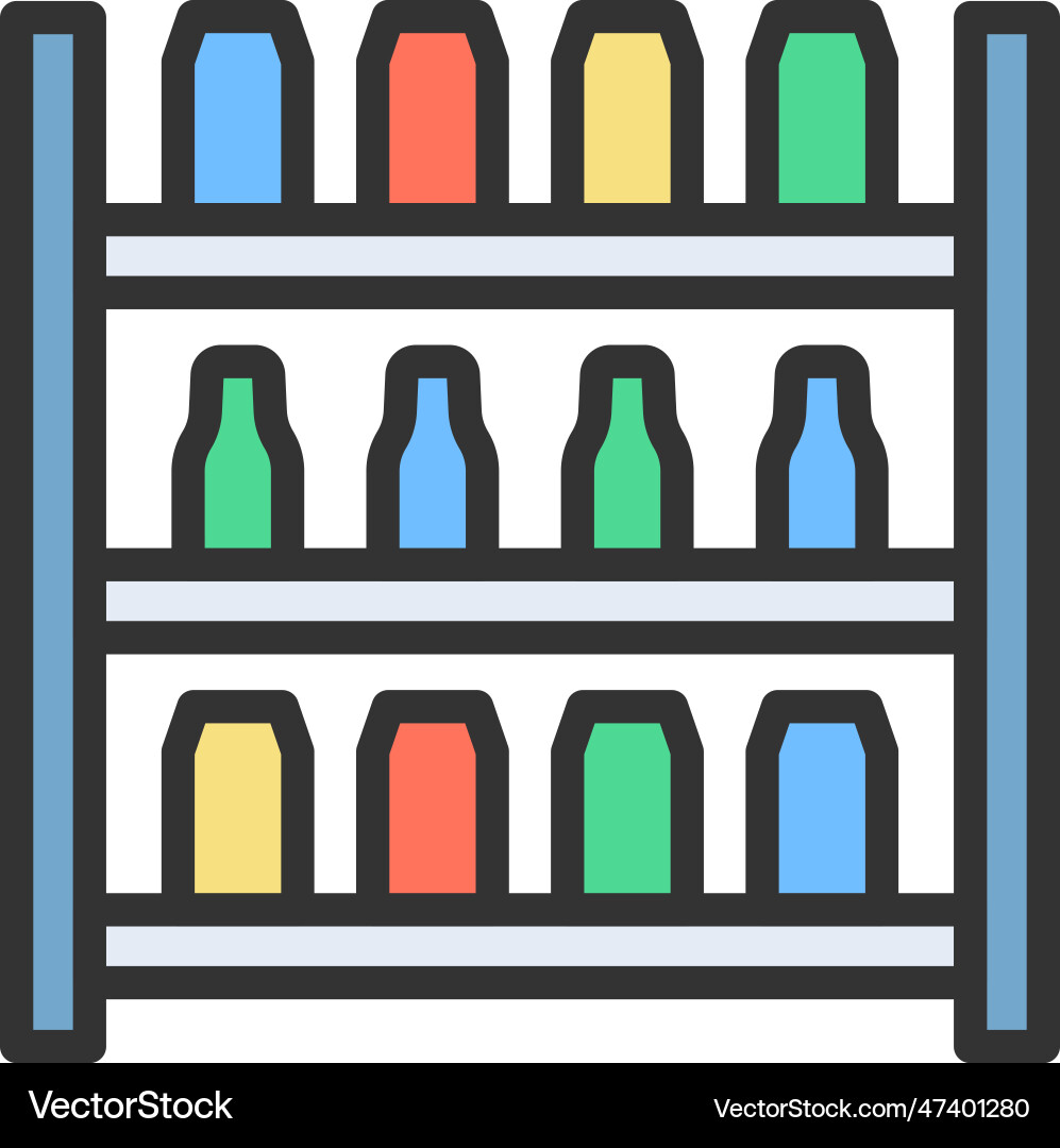 Shelf icon image vector image