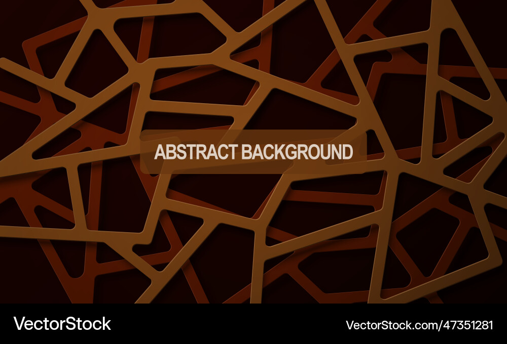 Abstract brown realistic lines overlapping layer Abstract brown realistic lines overlapping layer vector image