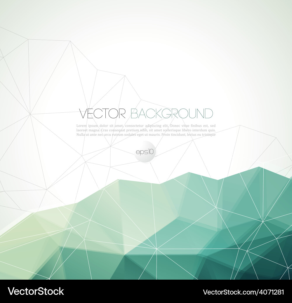 Abstract geometric background with triangle vector image