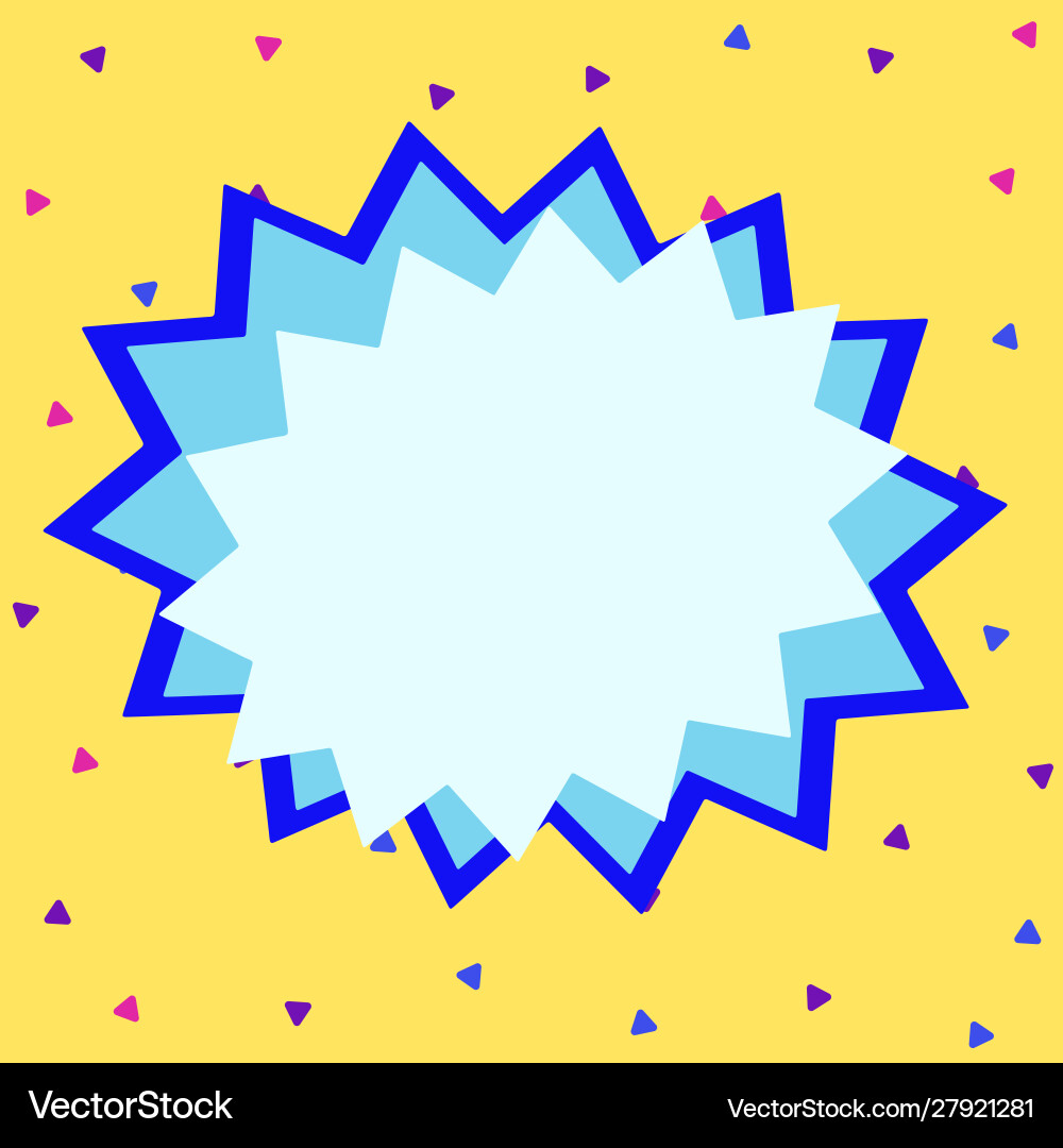 Asymmetrical unequal shaped form format Vector Image