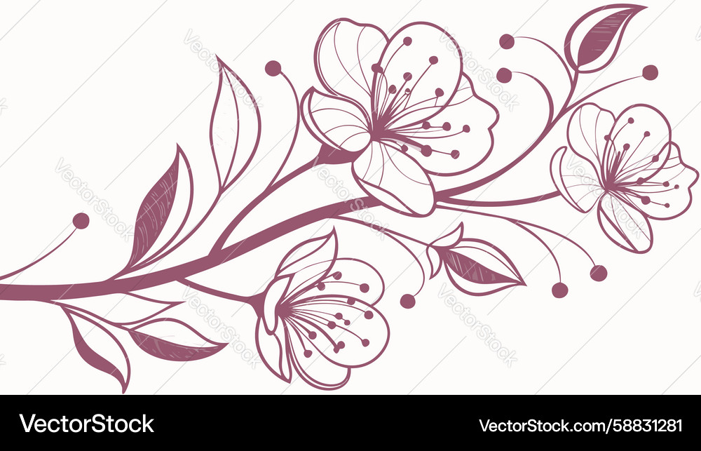 Complex flowchart diagram with multiple paths Vector Image