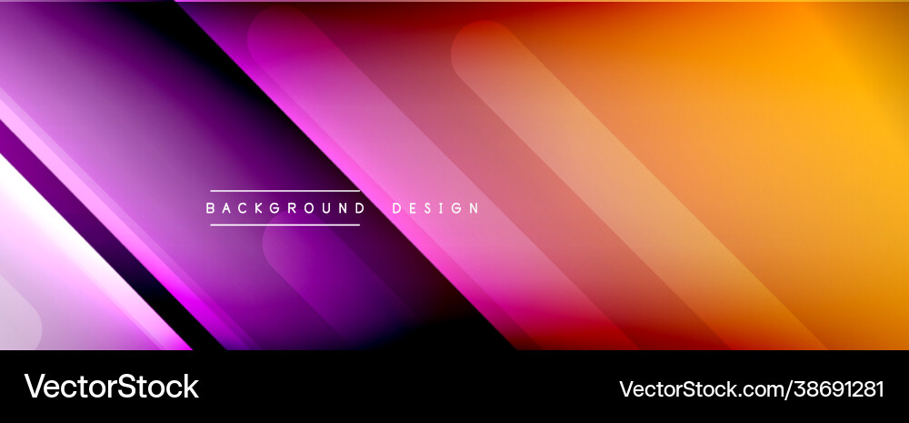 Dynamic lines abstract background 3d shadow Vector Image
