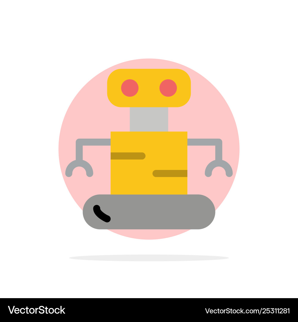 Exoskeleton robot space abstract circle Vector Image