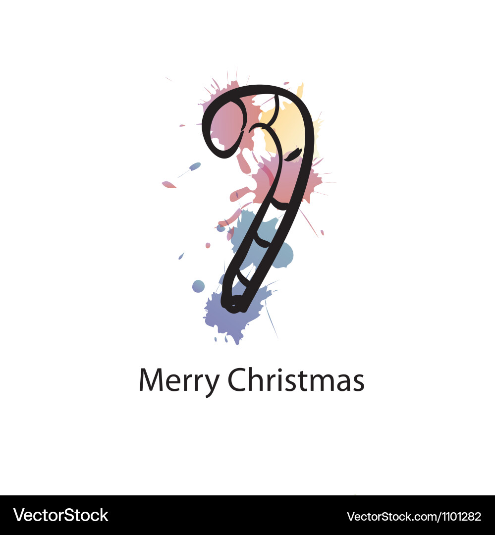 Christmas object with sample text vector image