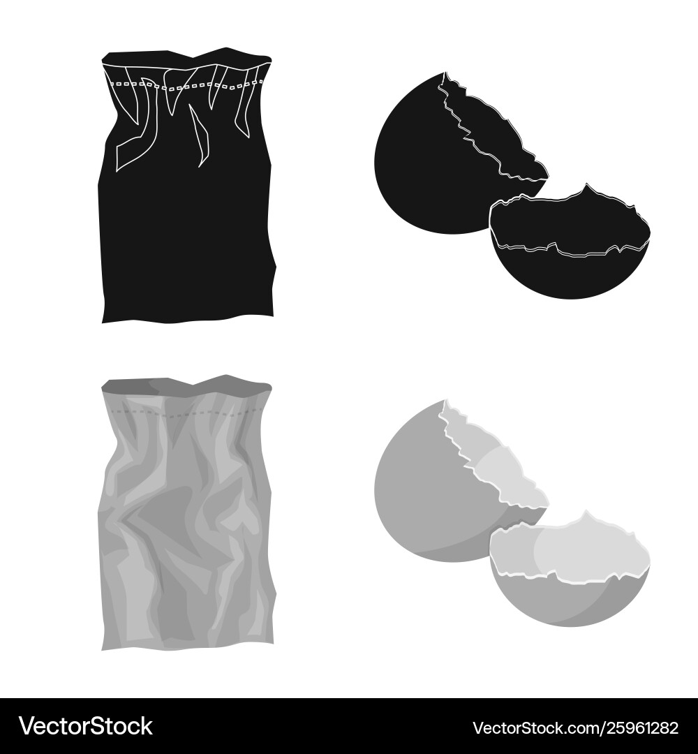 Design dump and sort icon collection vector image