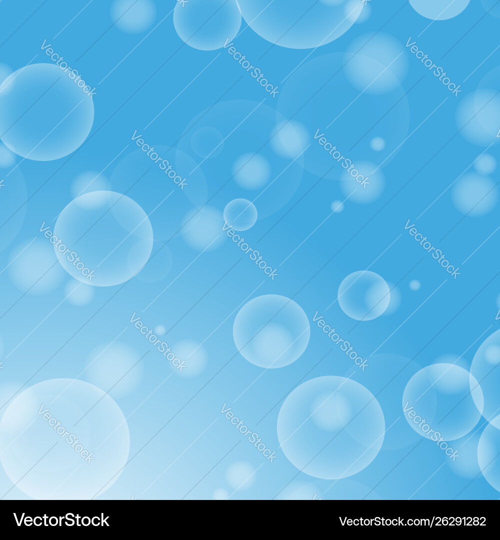 Light blue abstract background with a bokeh Light blue abstract background with a bokeh vector image