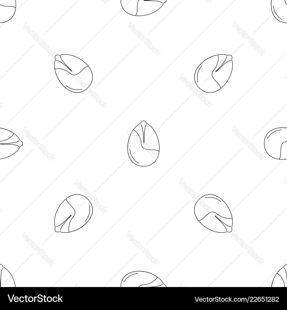 Nut pattern seamless Nut pattern seamless Vector Image