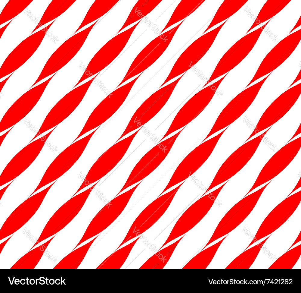 Ribbon seamless pattern vector image
