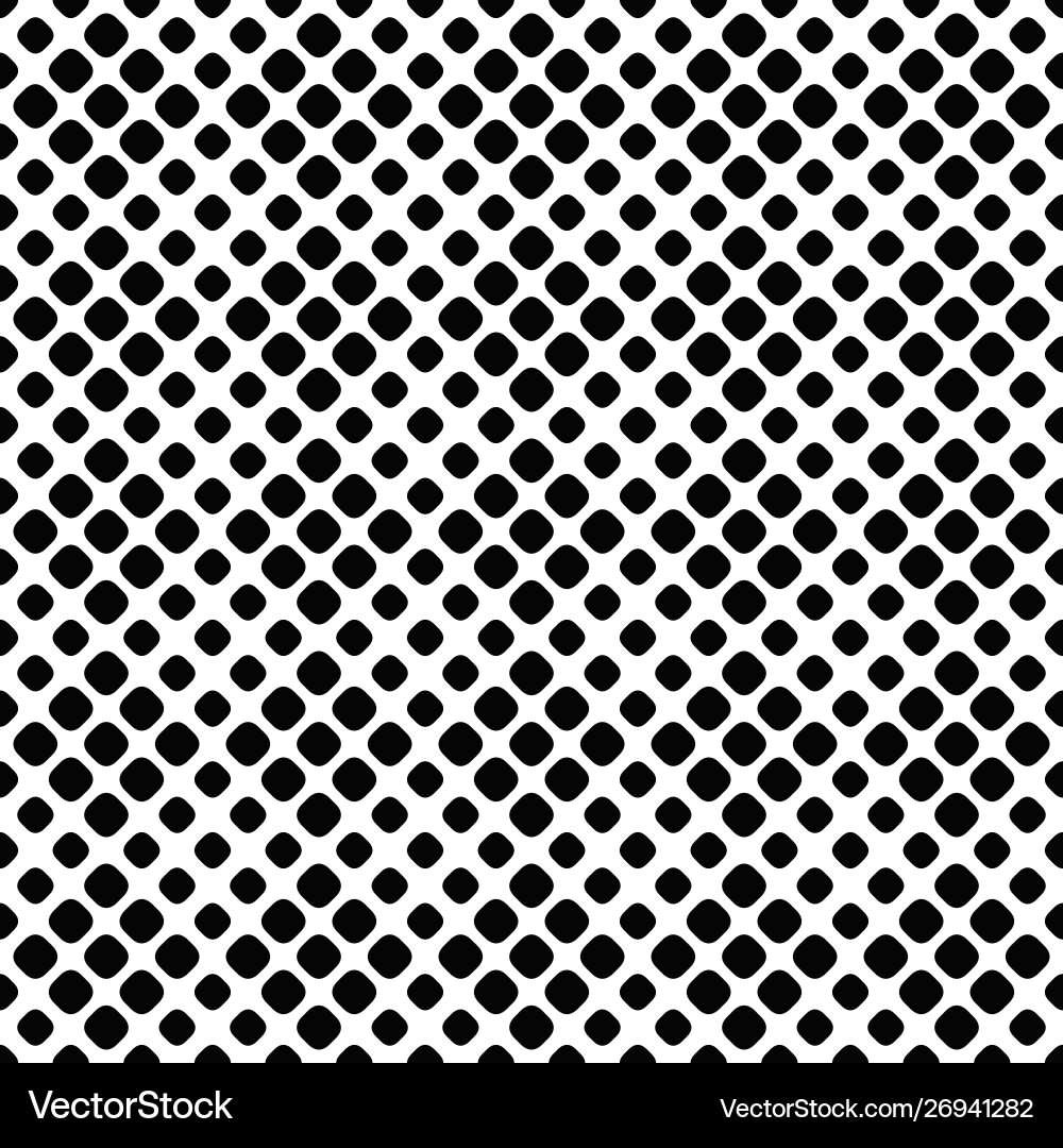 Seamless geometrical rounded square pattern vector image