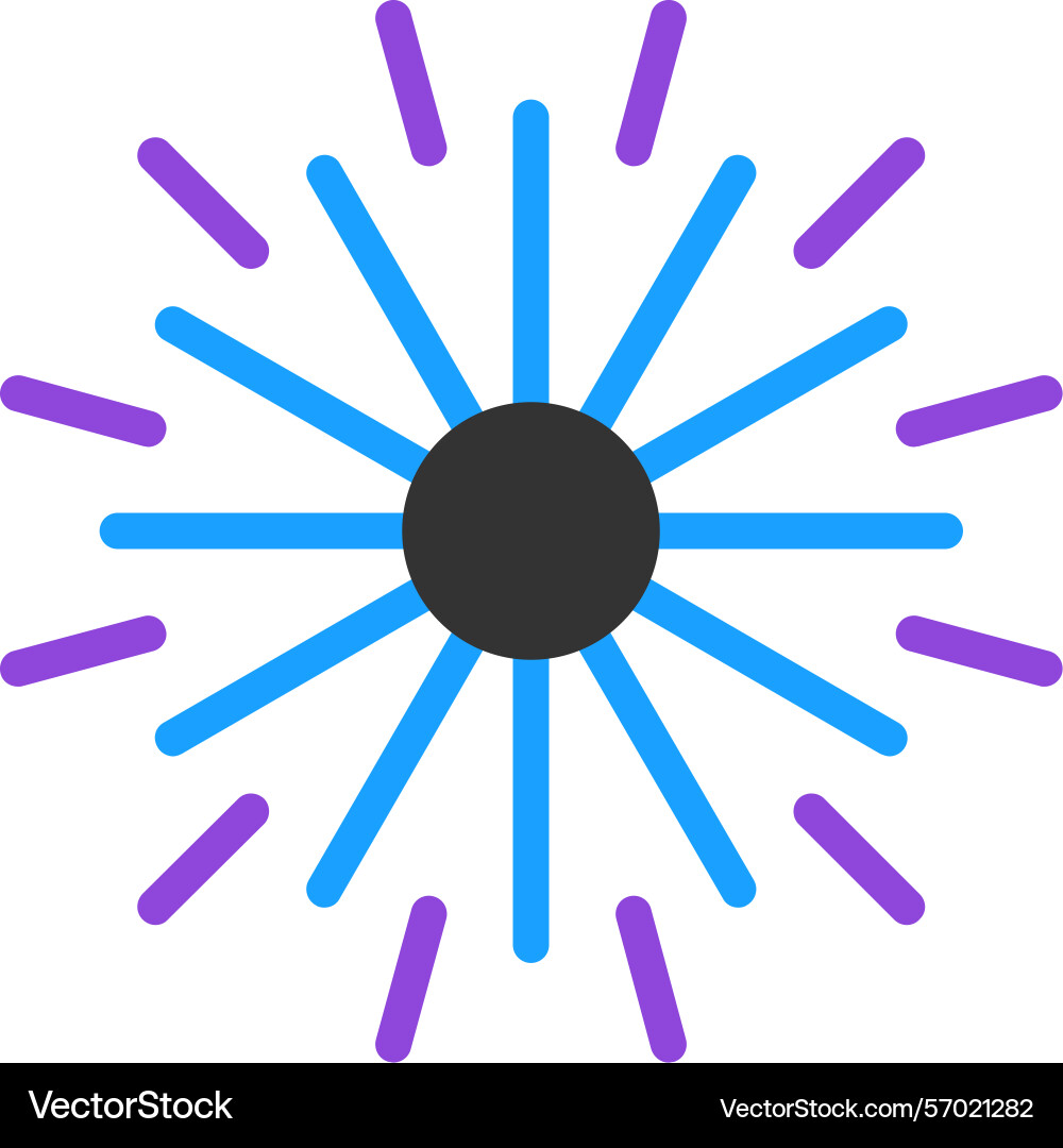Spark soar flat style icon design Vector Image