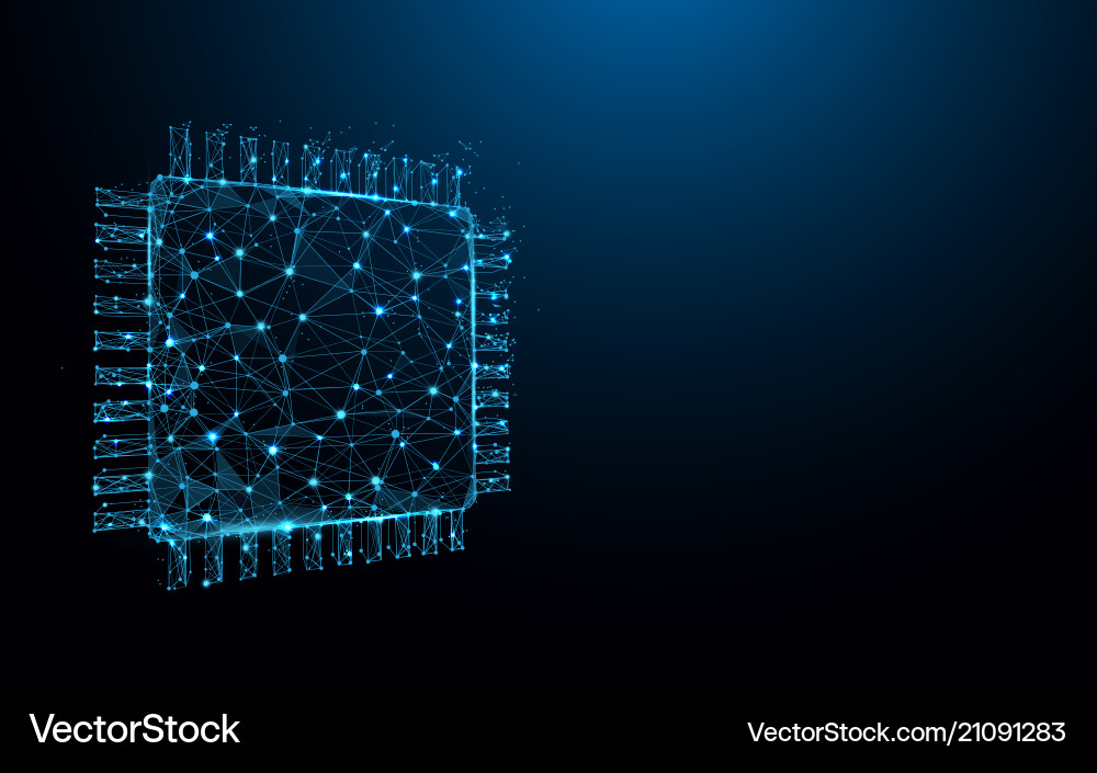 Abstract Particle Chip Form vector image