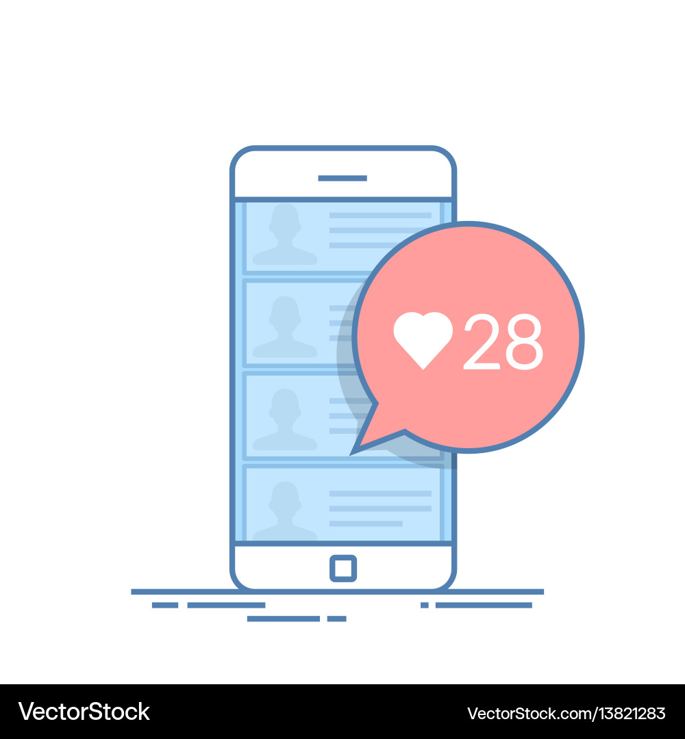 Dialog box in the mobile chat offering to evaluate Dialog box in the mobile chat offering to evaluate vector image