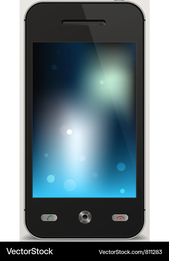 Modern Smartphone Display vector image