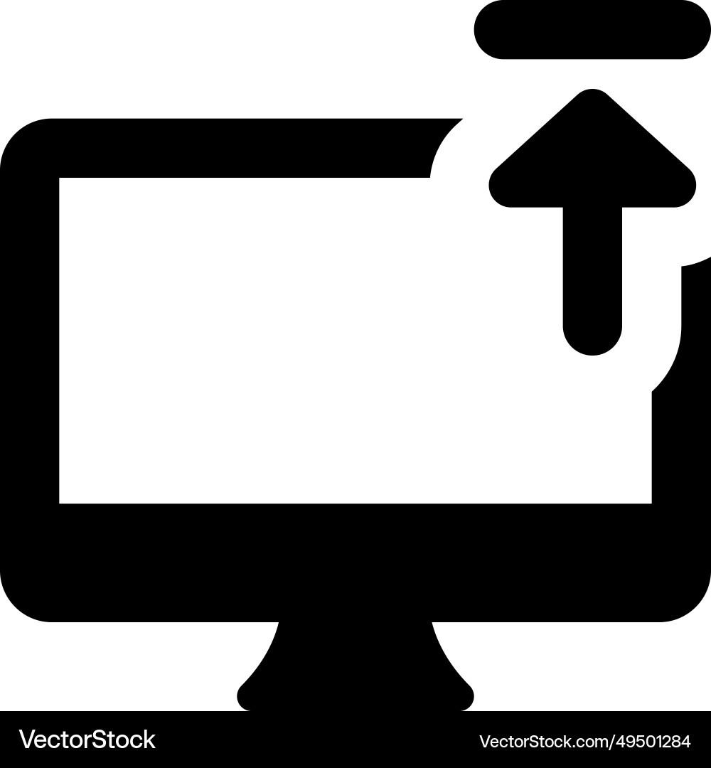 File transfer from a computer to web storage Vector Image