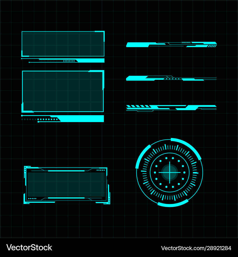 Futuristic user interface Futuristic user interface vector image