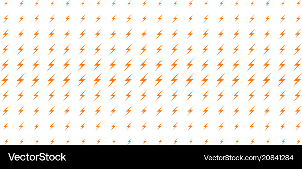 Lightning shape halftone effect vector image