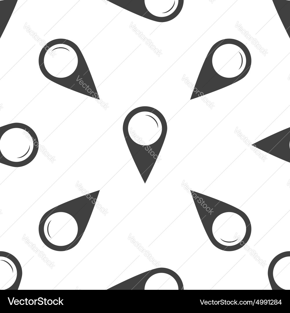 Map marker pattern Vector Image