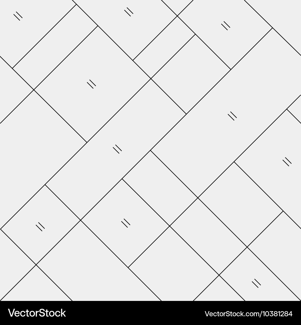 Seamless pattern diagonal polygonal rectangular vector image