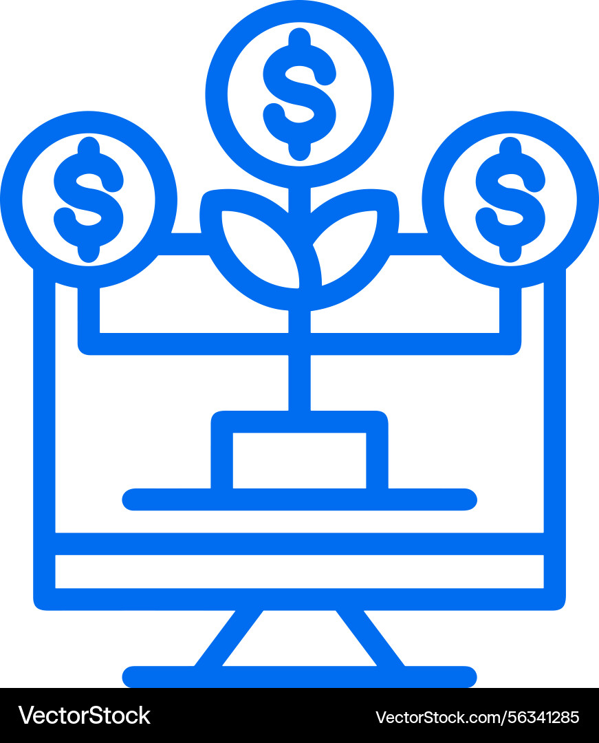 Computer icon symbol image Computer icon symbol image Vector Image
