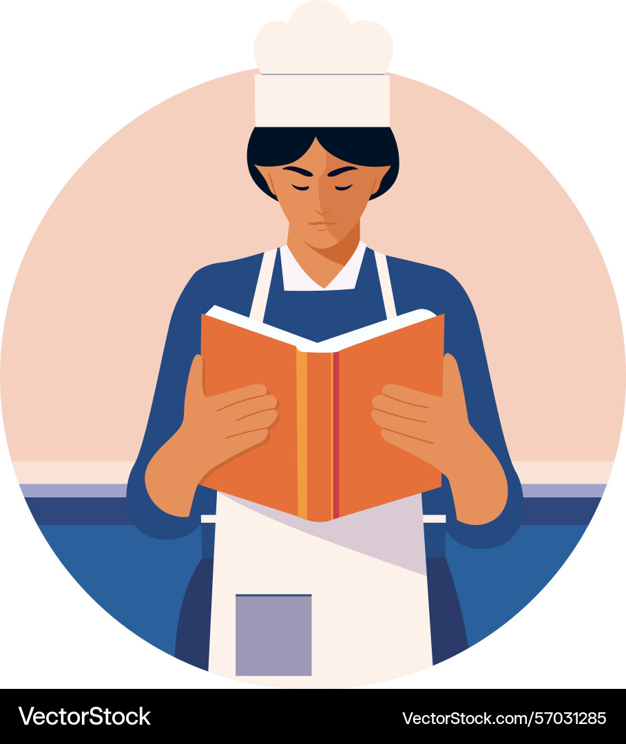Flat style showing a character holdin Vector Image